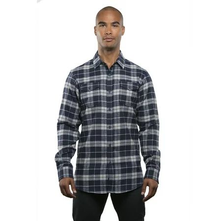 Burnside Men s Plaid Flannel Shirt - B8210 | Walmart (US)