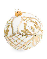 Made In Poland 4.5in Embellished Glass Ornament | Marshalls