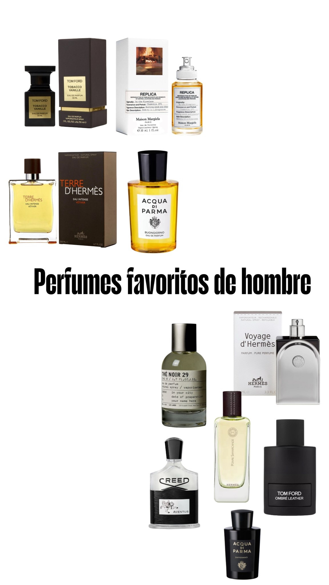 Perfumes para hombres 

#LTKGiftGuide #LTKMens