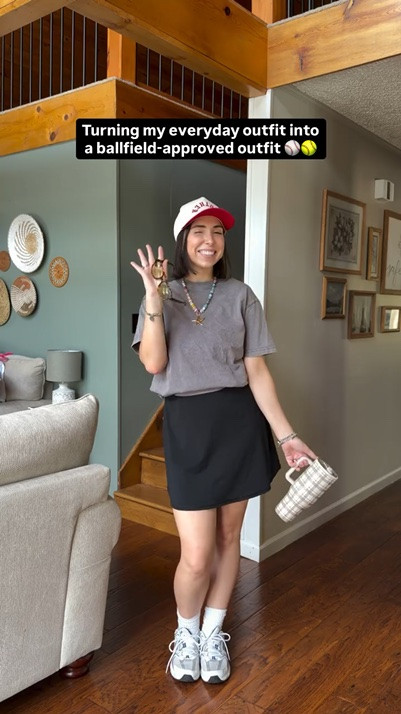 Auntie (# 1 fan) reporting for duty 😝⚾️👏🏼

This is one of my favorite outfit formulas: a cropped tee or sweatshirt over an athletic dress! Thanks to @shoptucky, I can get the perfect crop every time and never have to worry about it slipping out! 🙌🏻

Just say “TUCK” and I’ll send ya the details!! ❤️