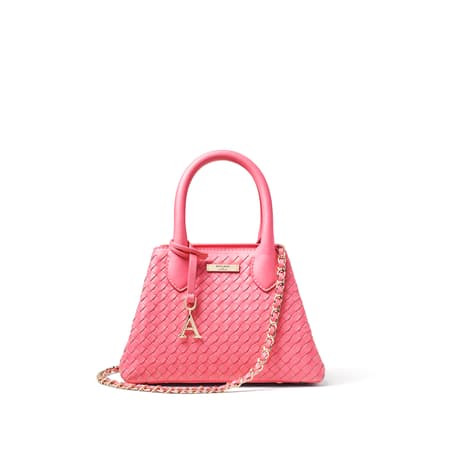 Paris Woven Leather Bag
        Candy Pink Woven Leather | Aspinal of London