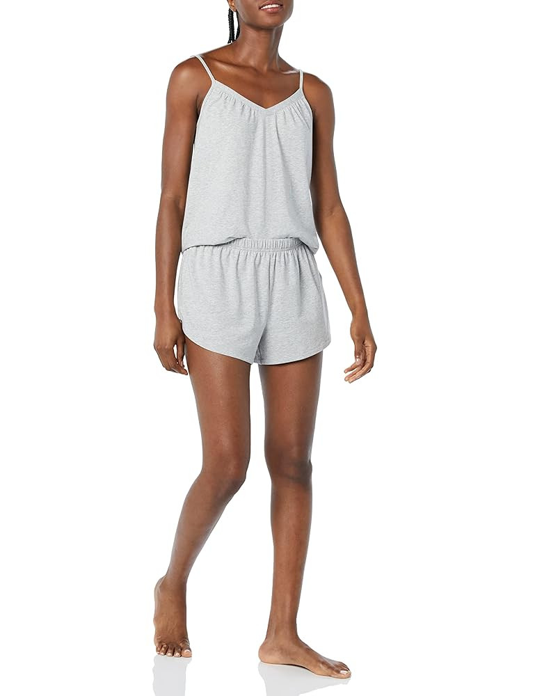 Amazon Essentials Women's Knit Jersey Cami Short Pajama Set | Amazon (US)