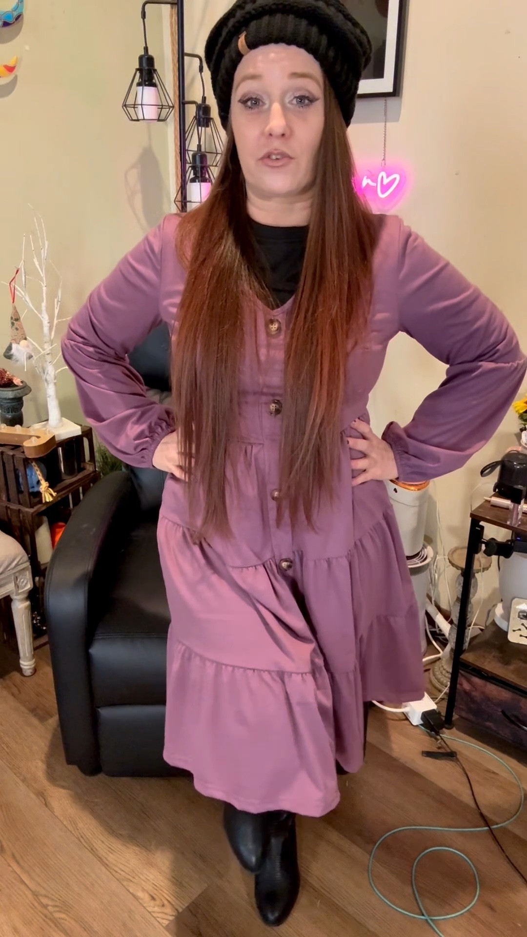 Fit check… but make it Ohio weather chaos 🤠❄️☀️
One day it’s 70 and sunny, the next it’s snowing—honestly at this point I’m just waiting for Bigfoot to pop out and report on the latest asteroid sighting 😭 Wasn’t it an asteroid that wiped out the mound builders? Because that would track for Ohio…
So today’s outfit? A little spring, a little winter. I’ve got long johns under a spring dress with cowboy boots because we are layering for survival out here.
Fashion meets forecast confusion—and somehow we’re still slaying 😌✨
#OhioWeather #FitCheck #Over40Style #LayeredLooks #MidwestLife

#LTKootd #LTKdayinmylife #LTKSeasonal