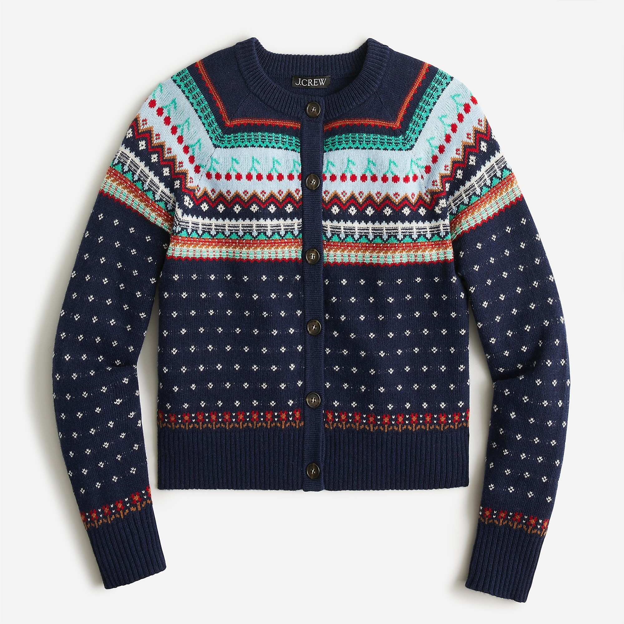 Fair Isle cardigan sweater | J. Crew US