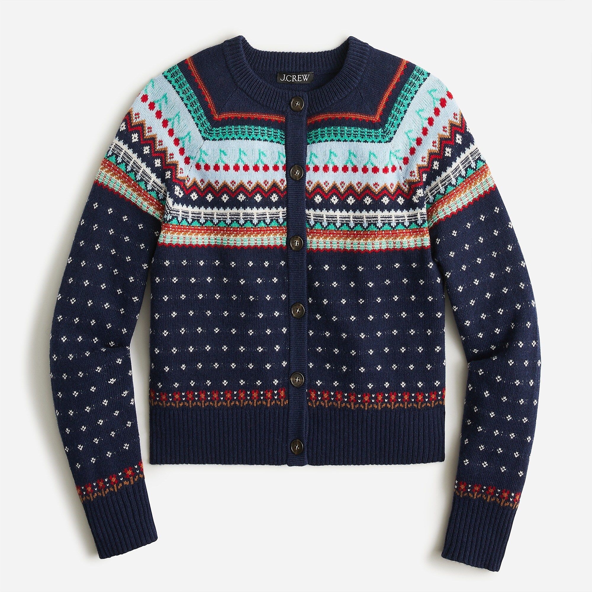 Fair Isle cardigan sweater | J.Crew US
