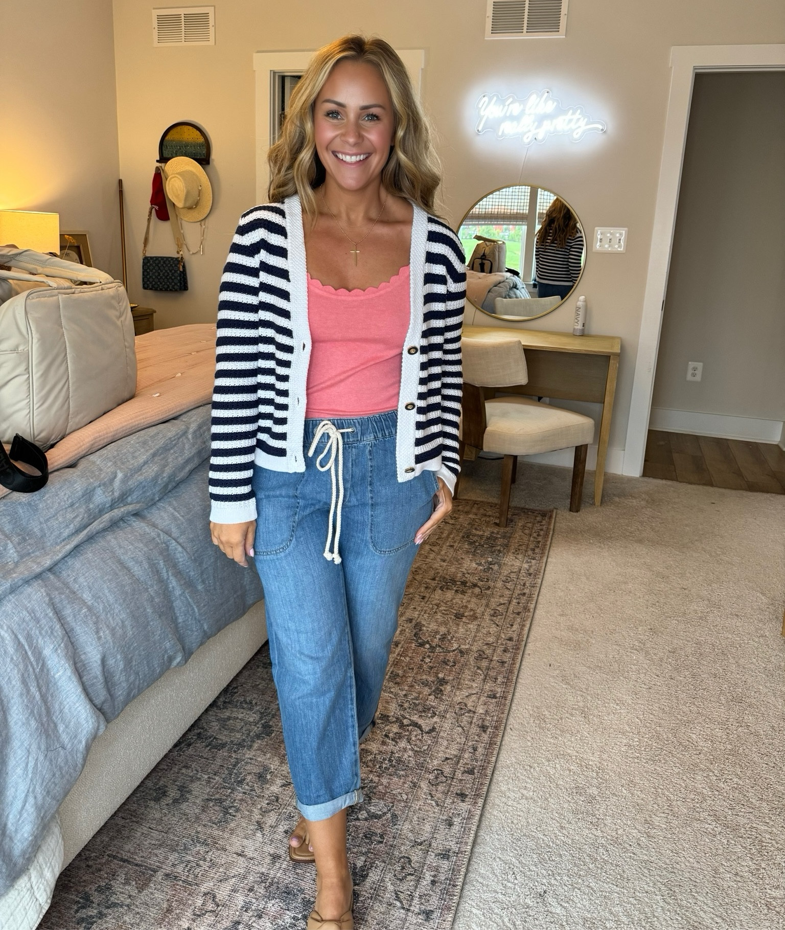 Casual outfit from J Crew Factory! 

Wearing a 27 in denim and a Medium in tops. 

#jcrewfactory #ad @jcrewfactory

#LTKSaleAlert #LTKFindsUnder100 #LTKStyleTip