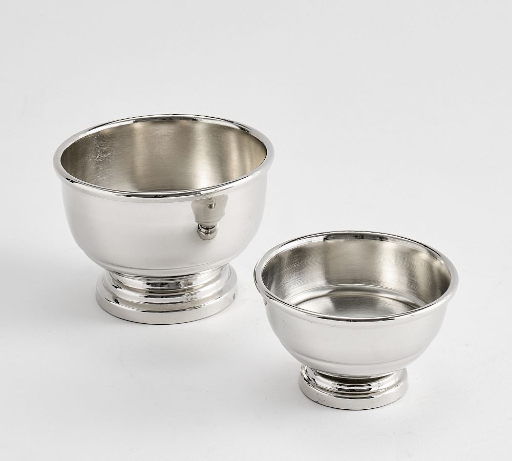 Heritage Silver Nesting Dip Bowl | Pottery Barn (US)