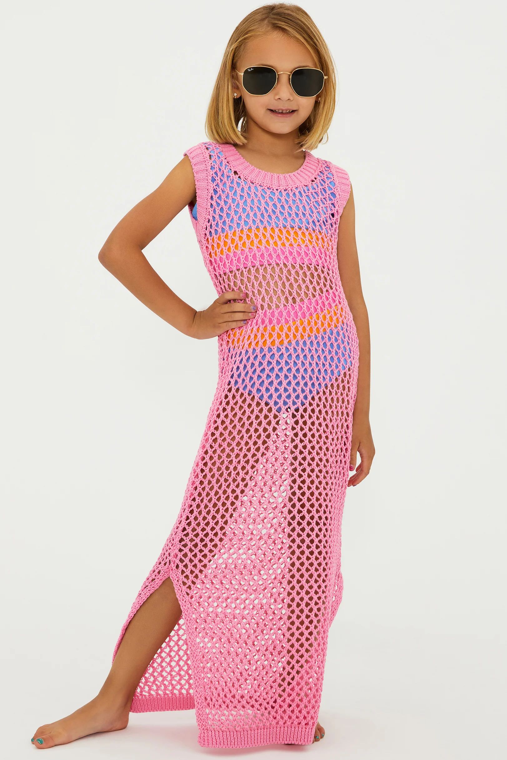 Little Holly Dress Prism Pink | Beach Riot