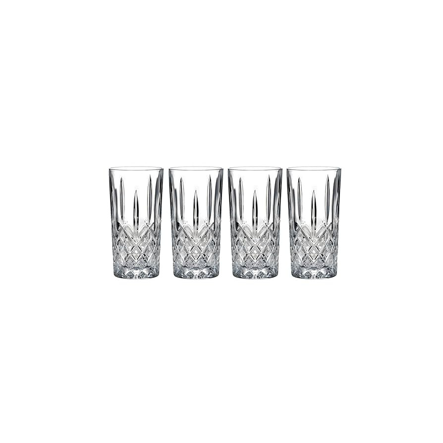 Marquis by Waterford Markham Highball Glasses, Set of 4, 13 oz, Cocktail Glasses | Amazon (US)