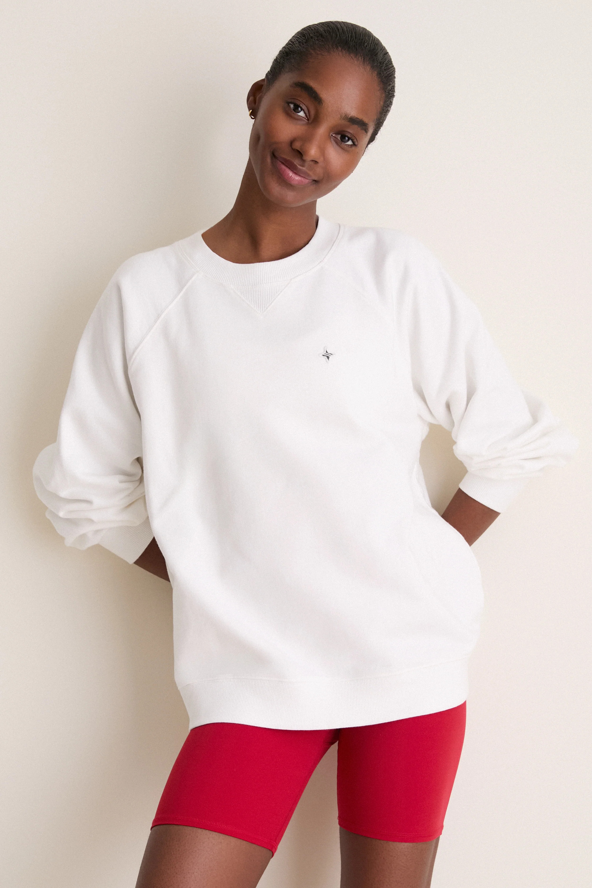 White Katarina Crewneck | Tuckernuck (US)