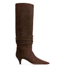 Slouchy Suede Boots | ARKET (US&UK)