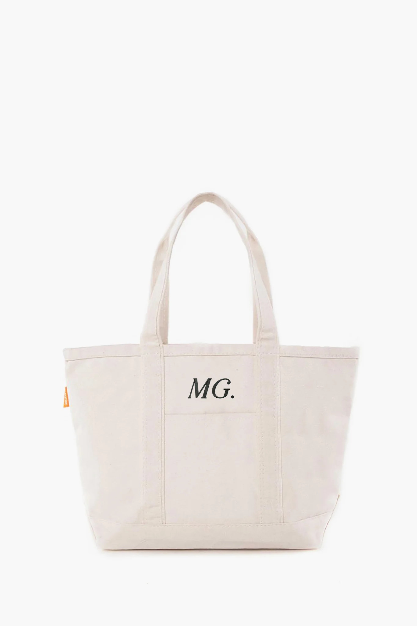 Navy Medium Canvas Tote | Tuckernuck (US)