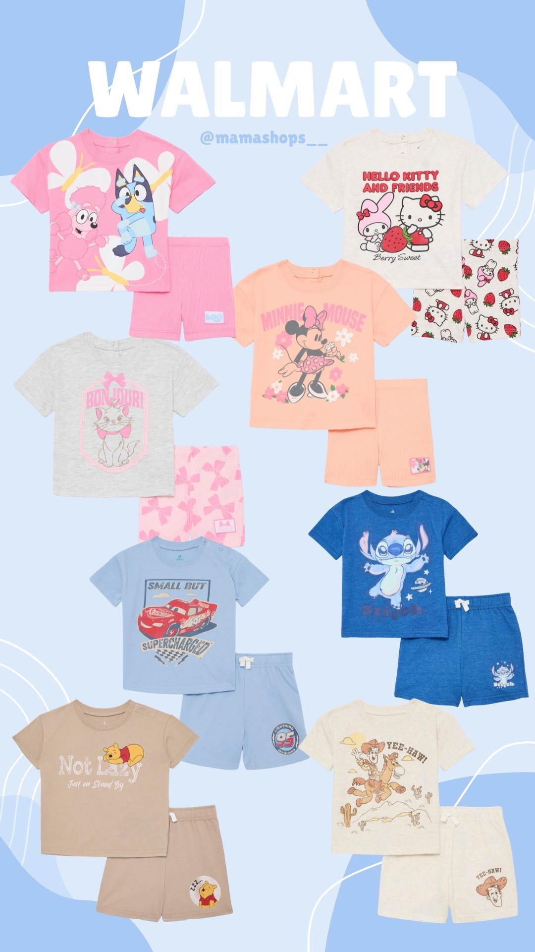 Cute, comfy, and summer-ready cartoon characters ☀️2pc sets is perfect for everyday play!

Walmart, links here 

#LTKmomlife #LTKSeasonal #LTKBaby