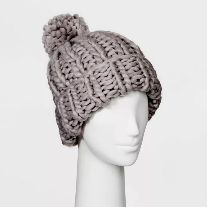 Women's Oversized Chunky Knit Beanie - Wild Fable™ | Target