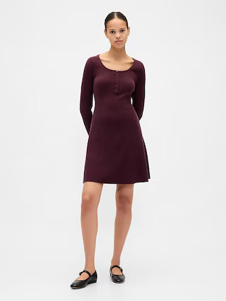 CashSoft Rib Mini Sweater Dress | Gap (US)