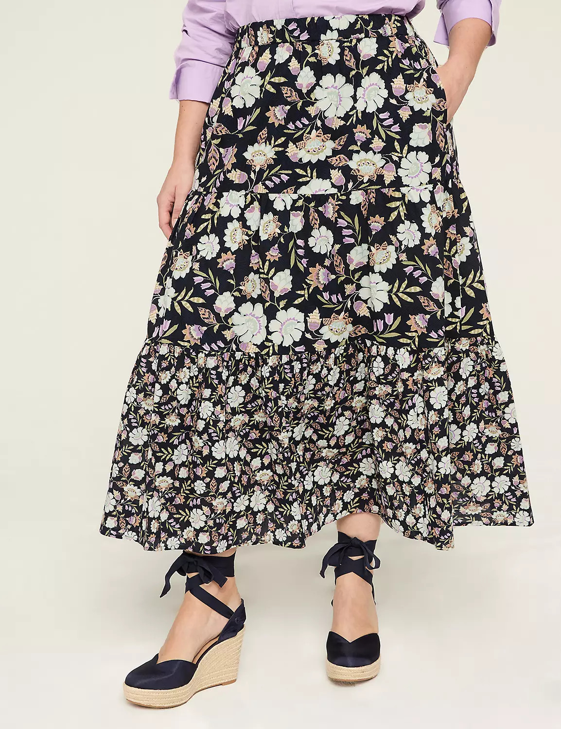 Tiered Maxi Skirt | Lane Bryant (US)