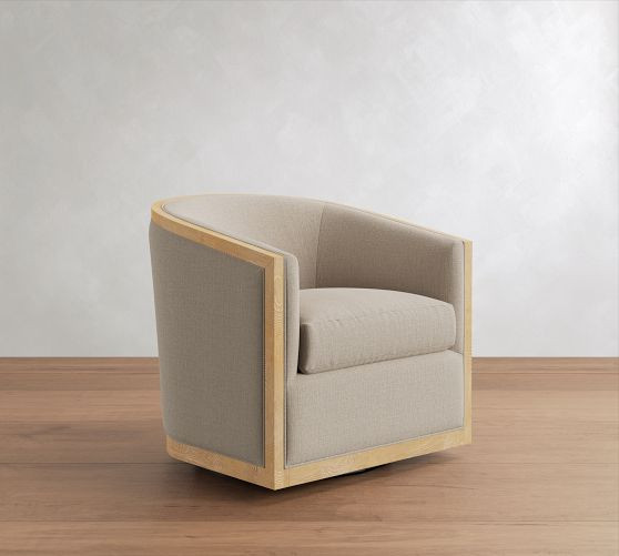 Aurelia Swivel Chair | Pottery Barn (US)