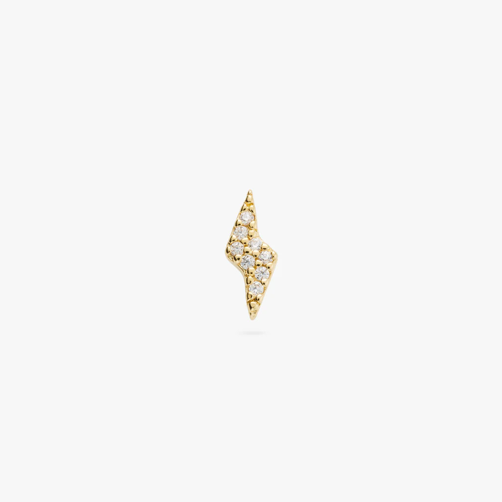 Pave Lightning Stud | Studs