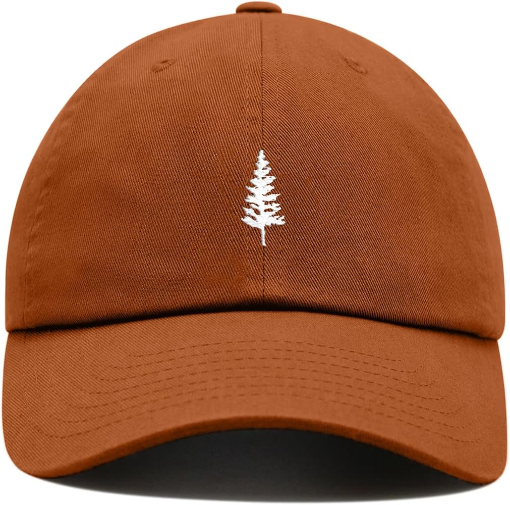 Pine Tree Baseball Cap Embroidered Cotton Adjustable Dad Hat | Amazon (US)