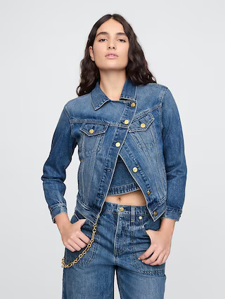 Gap × Cult Gaia Asymmetrical Denim Jacket | Gap (US)
