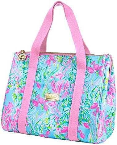 Lilly Pulitzer Thermal Insulated Lunch Cooler Large Capacity, Women's Lunch Bag with Storage Pocket  | Amazon (US)