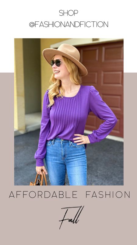 Great basic long sleeve top from Amazon. Pretty details like puff sleeve and pleating. Wearing size small. Fit TTS. Lots of colors and patterns available  

#LTKFindsUnder50 #LTKStyleTip #LTKWorkwear
