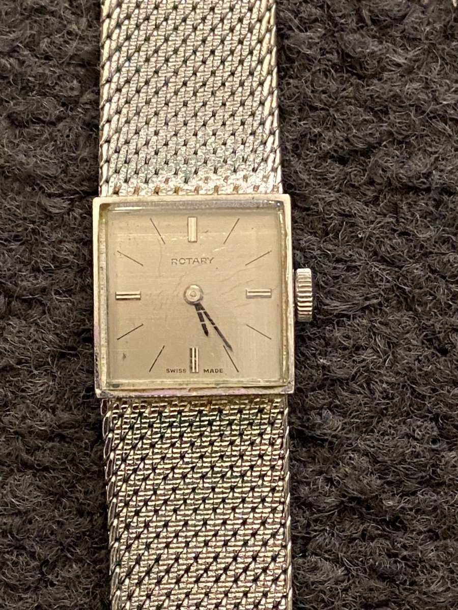 ROTARY Swiss Mechanical Watch VINTAGE Ladies Silver Plated Collectable  | eBay Australia | eBay AU