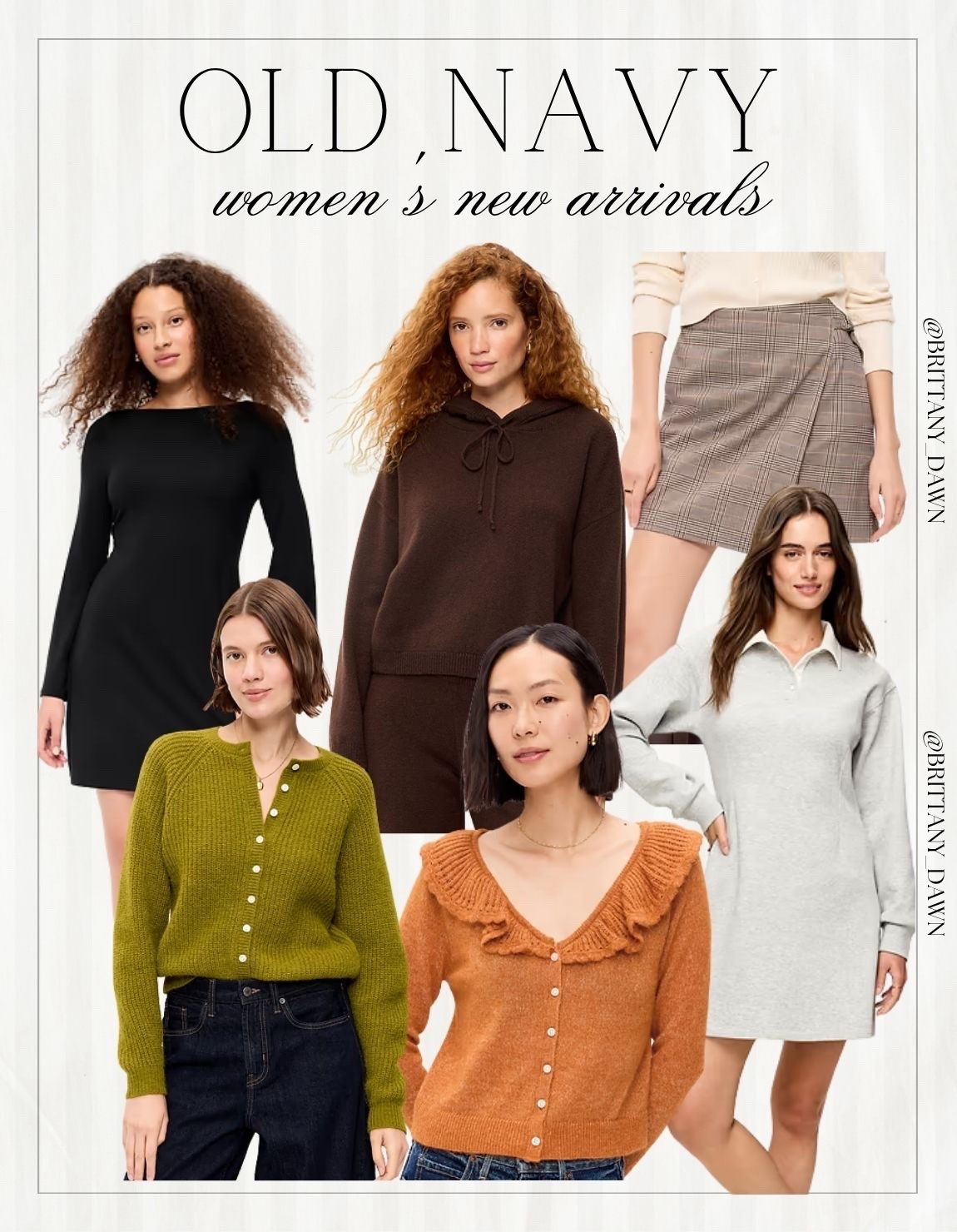 Obsessed with the latest women’s new arrivals at Old Navy! 🍁 

Textured cardigans, plaid mini skirts, cozy hoodie sets, and versatile sweater dresses make autumn dressing a breeze. 🍂

These warm, rich tones and classic silhouettes are perfect for building chic, layer-ready seasonal outfits! ✨

#oldnavy #oldnavyfinds #fallfashion #autumnoutfits #cozystyle #sweaterweather #budgetfashion #ltkunder50

#LTKootd #LTKSeasonal