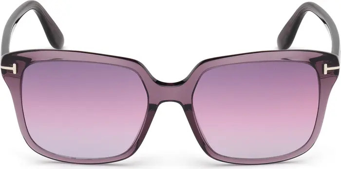 56mm Gradient Square Sunglasses | Nordstrom