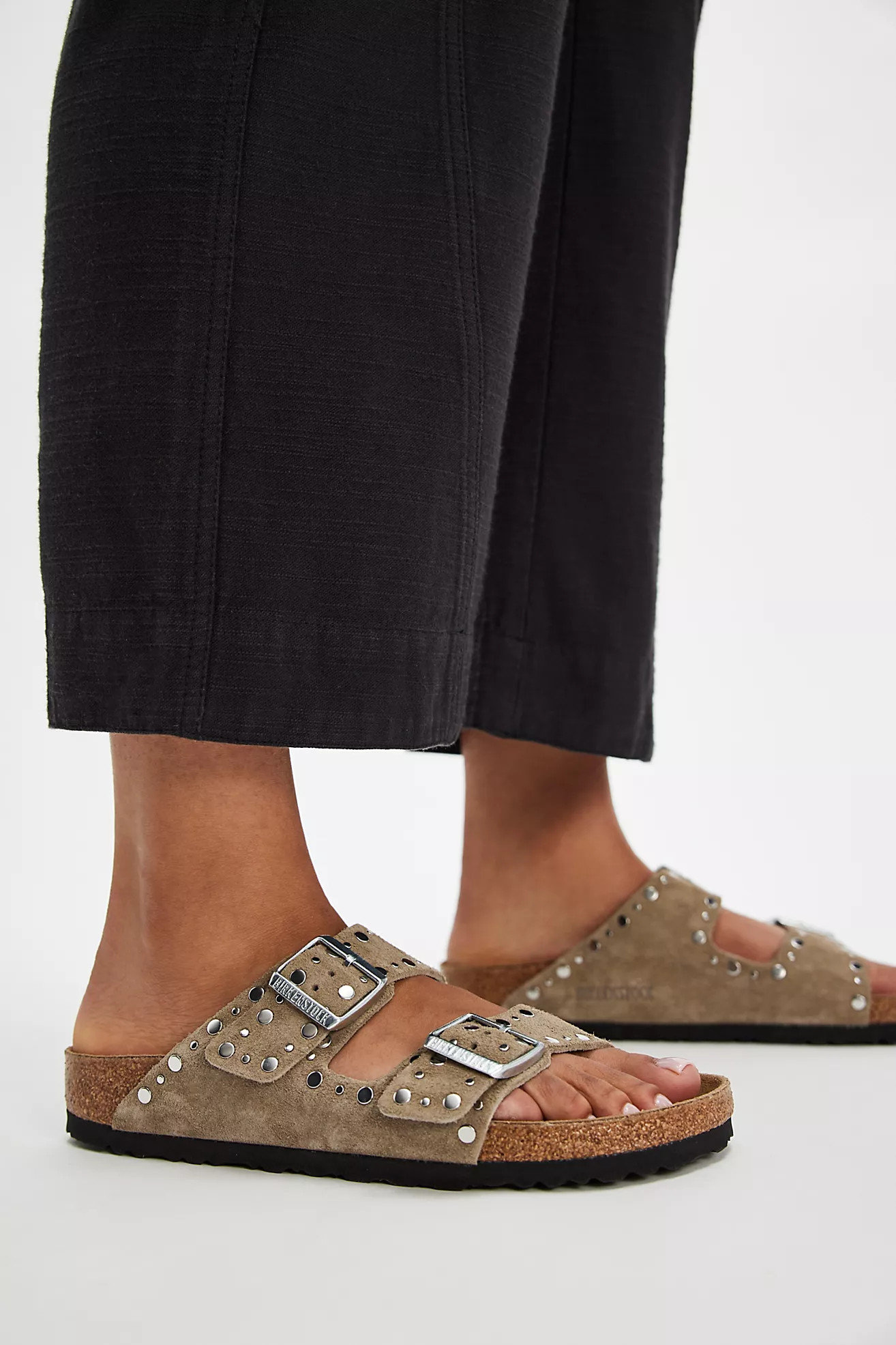 Birkenstock Arizona Rivets Footbed Sandals | Free People (Global - UK&FR Excluded)