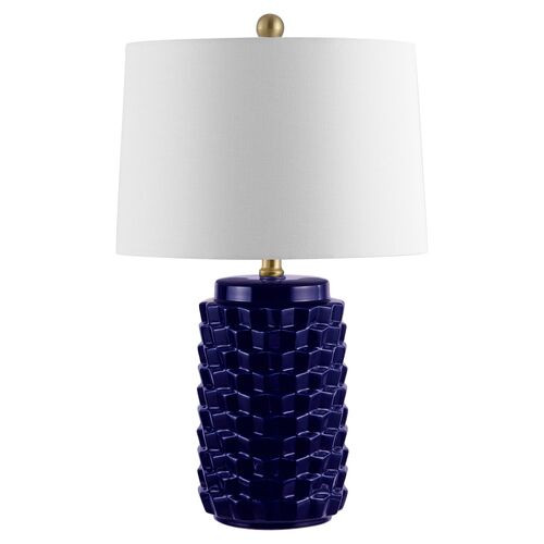 Eva Table Lamp - Navy | Desk Lamp, Bedside Lamp - Blue | One Kings Lane