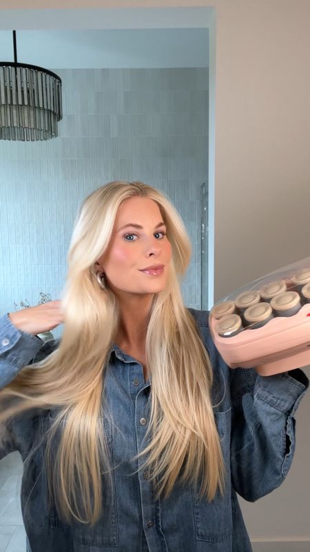 Forgot how Amazing hot rollers are & they give the best volume! 🤩#WalmartPartner Linked on my LTK in bio! Part of #WalmartBeauty Spring Beauty Event! Under $40! @Walmart