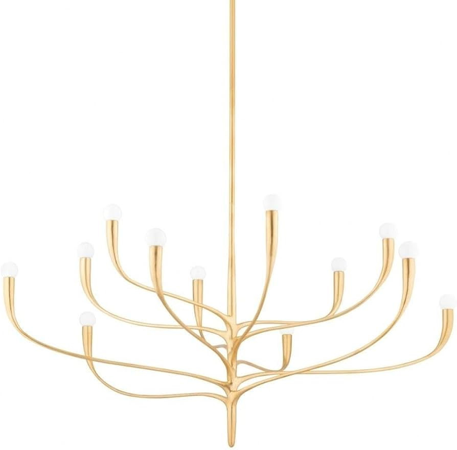Hudson Valley Lighting Labra - 12 Light Chandelier-Vintage Gold Leaf Finish | Amazon (US)