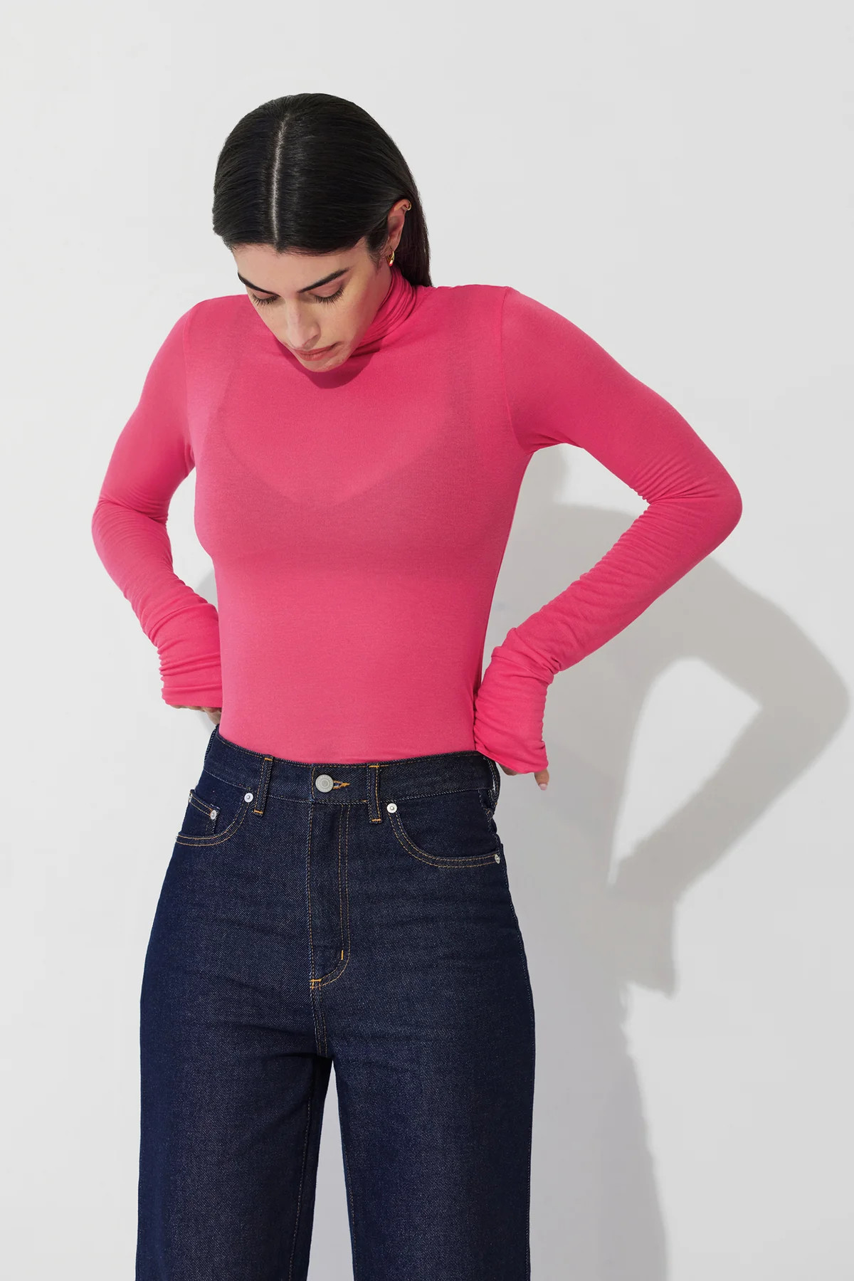 Eloise Sheer Turtleneck | Marcella