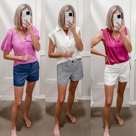 50% off + free shipping with code CYBER 
Summer outfits 
Shorts outfits 
Wearing an xs and a 2/26 in everything 
Love Loft 
Loft outfit ideas 
#summerfashion #outfitideas 
Sale finds 


#LTKsalealert #LTKfindsunder50 #LTKSeasonal