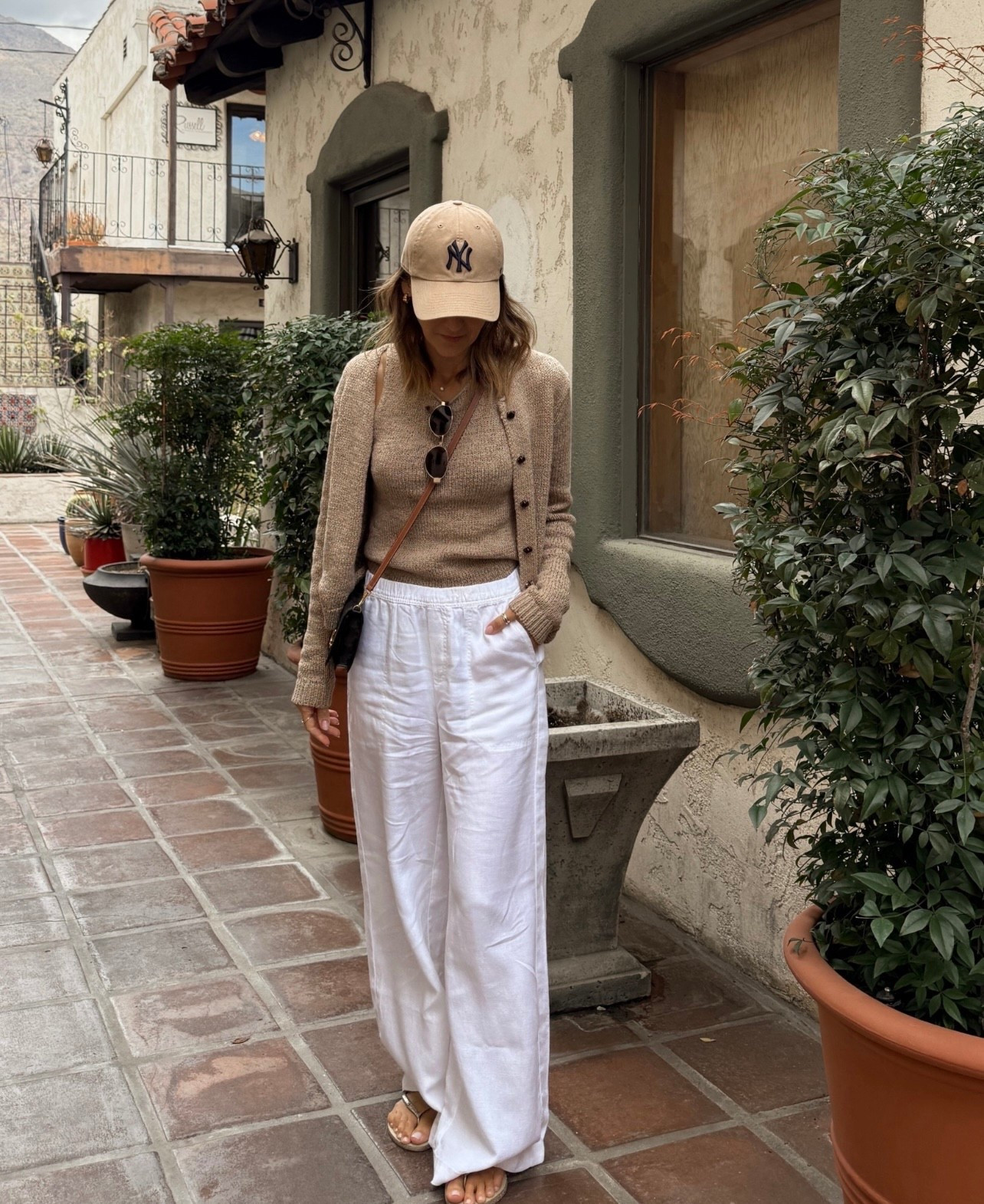 The only linen pant you need this spring 🤍 Easy, flattering, and the perfect length with flats. Paired with a Zara knit set (mine is sold out, but I linked a very similar one).

#LTKootd #LTKSeasonal #LTKOver40