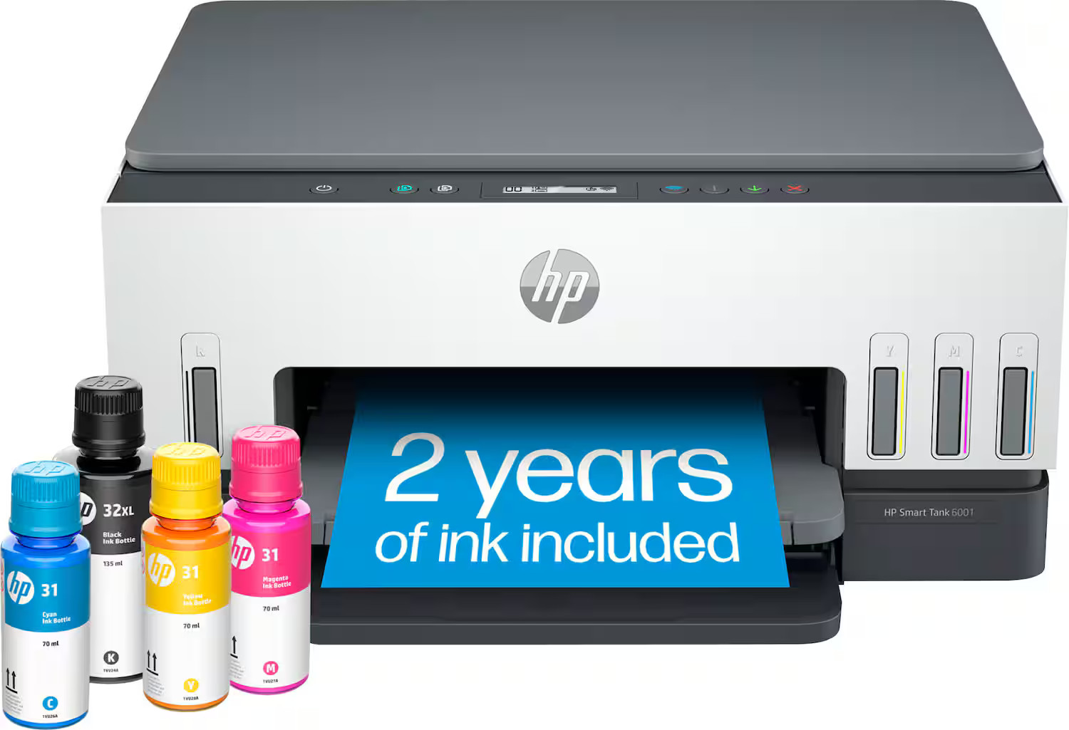 HP Smart Tank 6001 Wireless All-In-One Supertank Inkjet Printer with up to 2 Years of Ink Include... | Best Buy U.S.