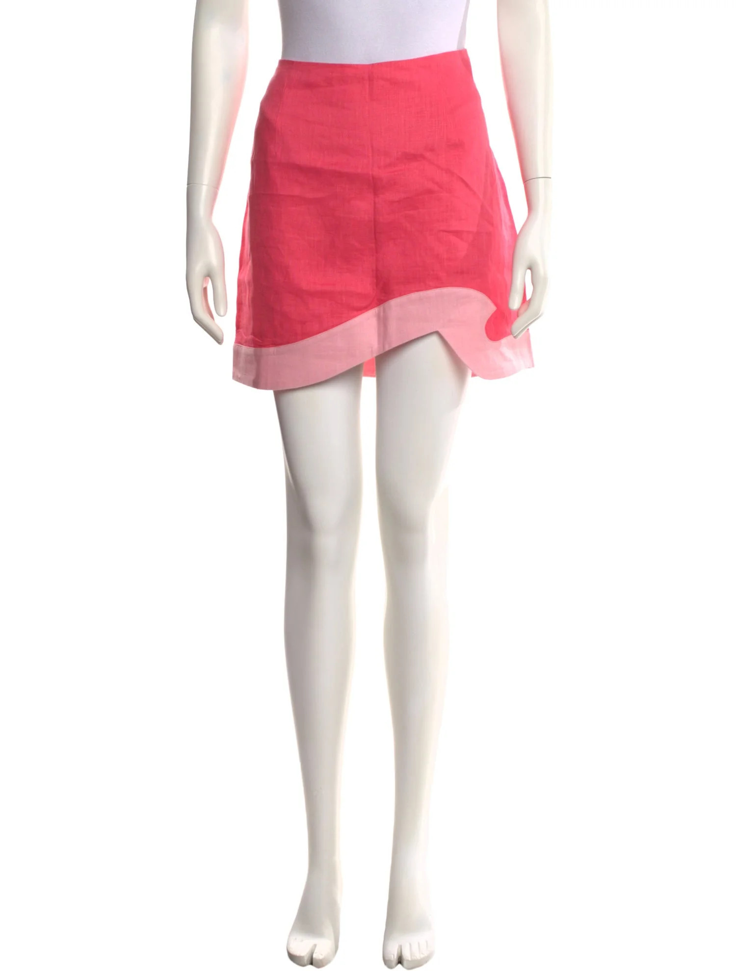 Staud Linen Mini Skirt - Pink Skirts, Clothing - WSTFG101909 | The RealReal | The RealReal