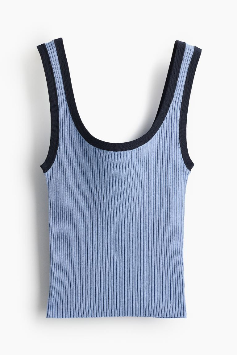 Rib-knit Tank Top | H&M (US + CA)