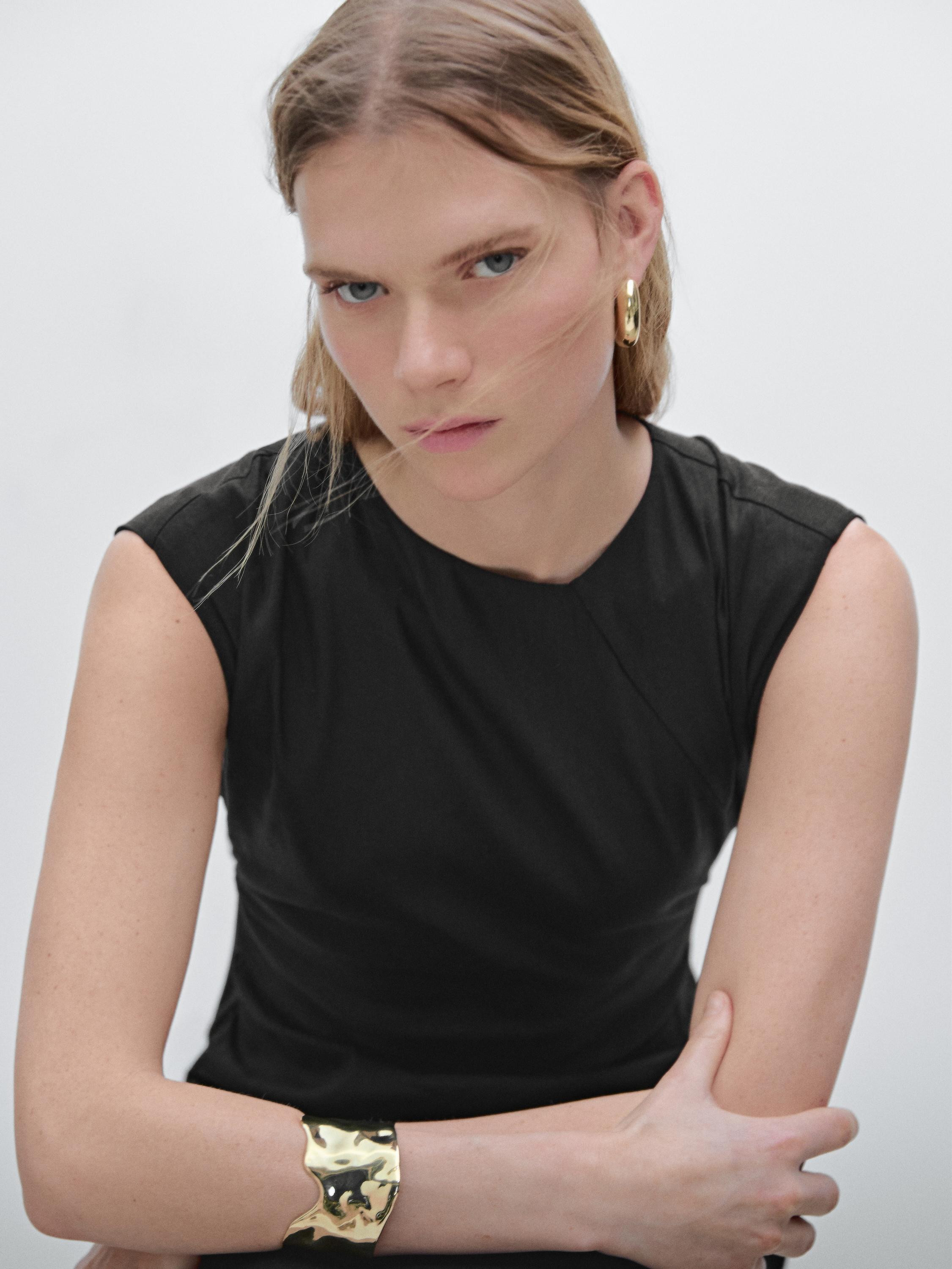 Irregular wide bracelet | Massimo Dutti US