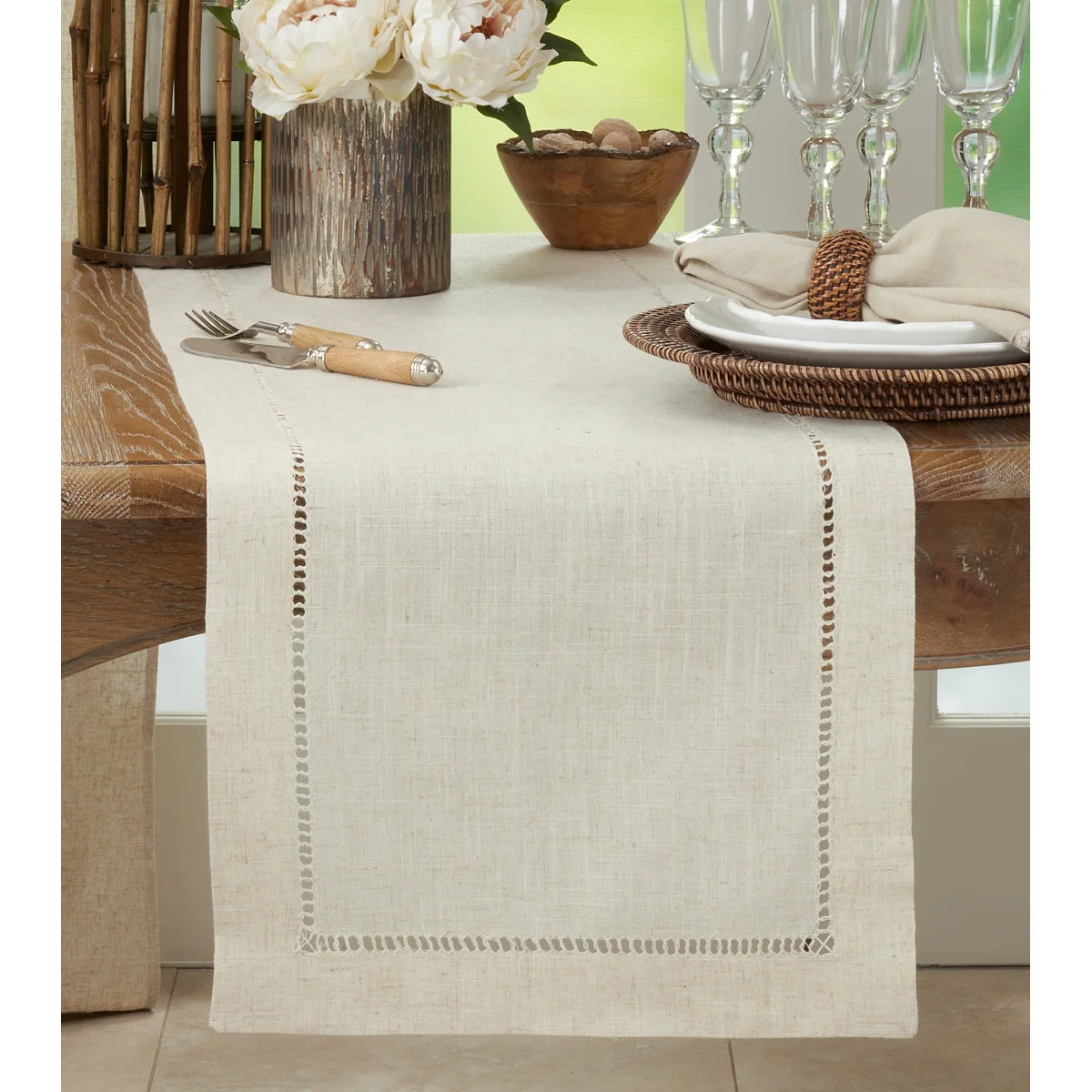 Cowen Hemstitched Table Runner | Wayfair North America