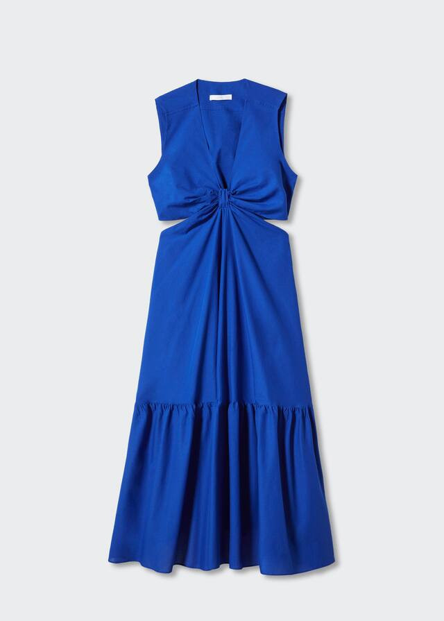 Knot dress with openings | MANGO (US)