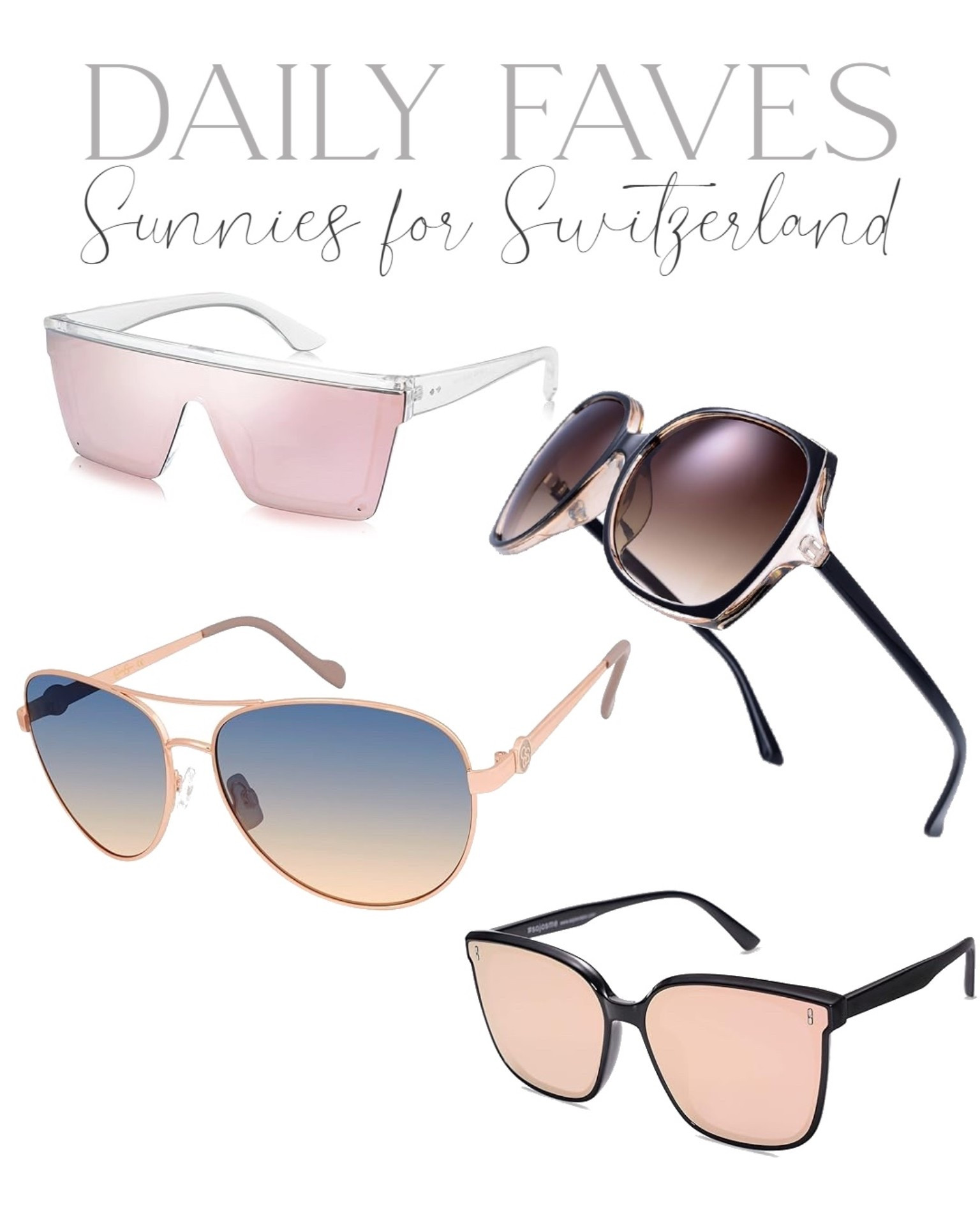 My order of Sonny’s for Switzerland

#LTKTravel #LTKFindsUnder100 #LTKStyleTip