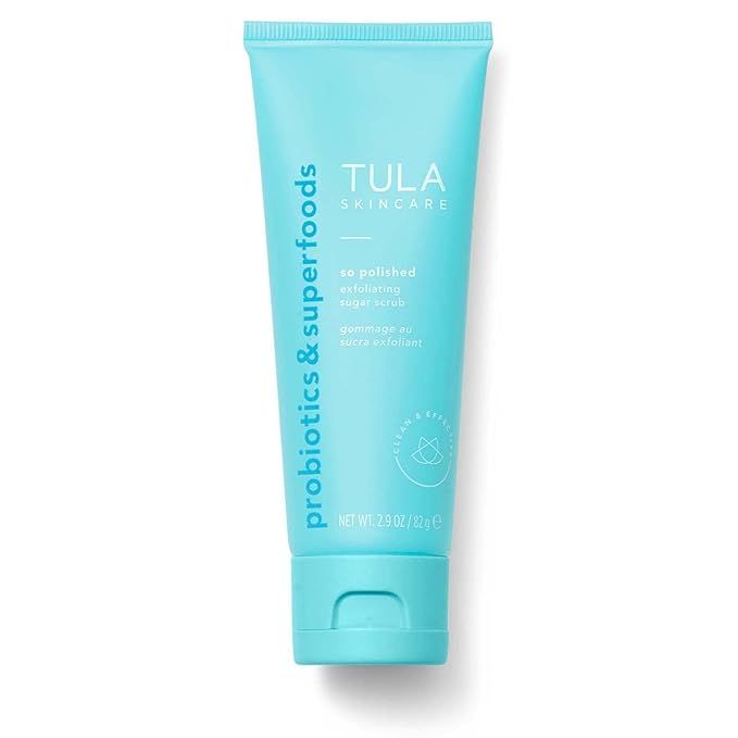 TULA Skin Care So Polished Exfoliating Sugar Scrub - Face Scrub, Gently Exfoliates with Sugar, Pa... | Amazon (US)