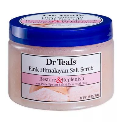 Dr Teal's Restore & Replenish 16 oz. Pink Himalayan Salt Scrub | Bed Bath & Beyond