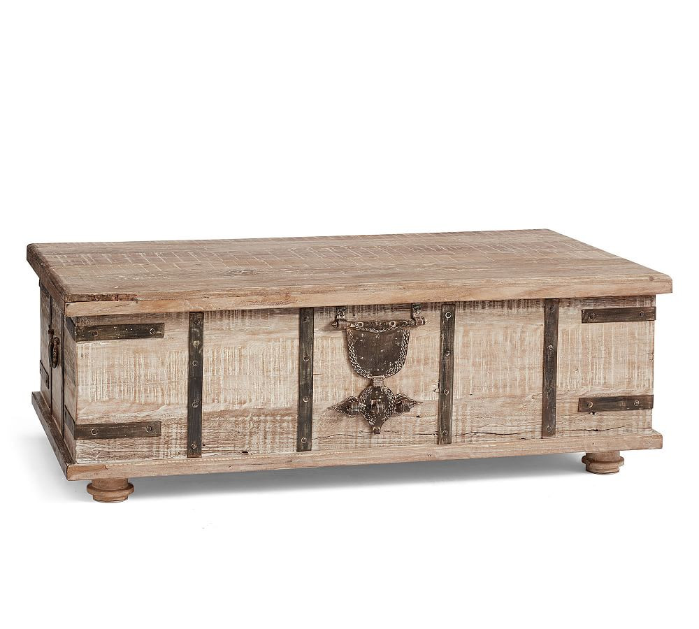 Kaplan Rectangular Reclaimed Wood Lift-Top Coffee Table (52") | Pottery Barn (US)