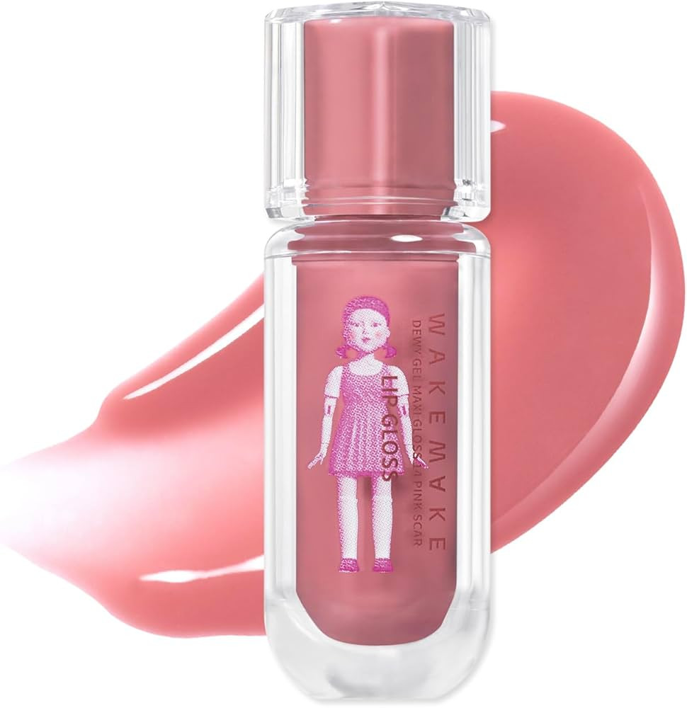 WM X NETFLIX SQUID GAME Dewy Gel Maxi Gloss 14 Pink Scar Set (+Watery Tok Tint Mini 7 Bloody Pop) | Amazon (US)