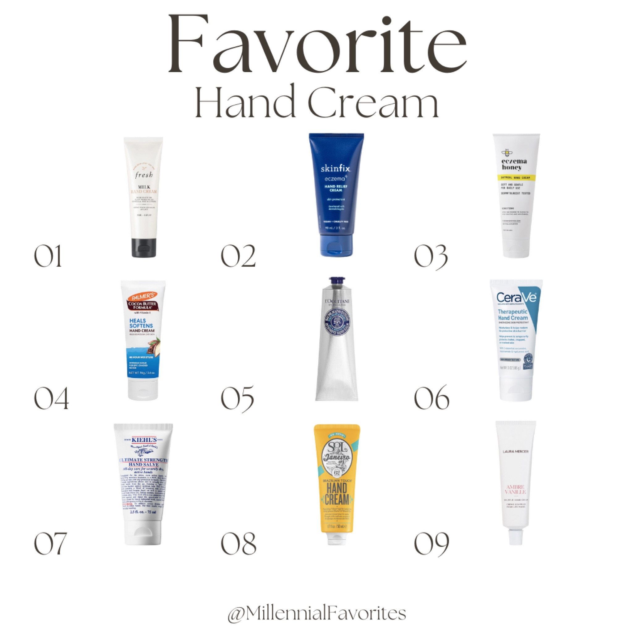 These are a few of my favorite hand creams! Which are you using to heal your dry cracked winter skin?

#LTKtravel #LTKSeasonal #LTKbeauty