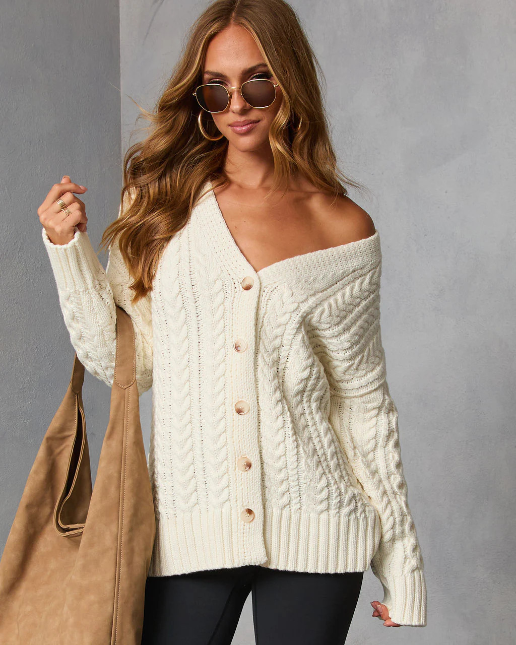 Autumn Solstice Cable Knit Cardigan | VICI