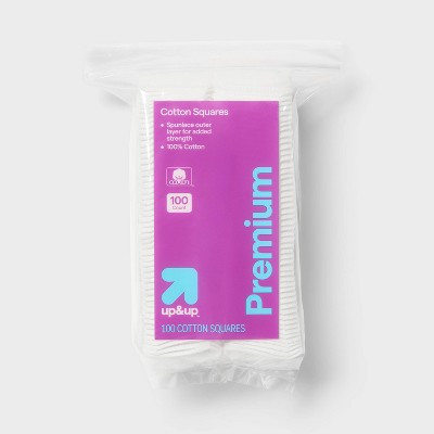 Premium Cotton Square Pads - 100ct - up&up™ | Target
